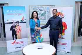 Ashwani Lohani, Chairman & Managing Director of Air India with Ann Linde, Minister for EU Affairs and Trade, Ministry for Foreign Affairs, Govt. of Sweden11
