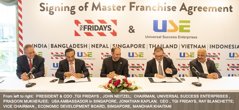 Prasoon Mukherjee led USE Signs with TGI Fridays’ to Expand Global Presence in Asia